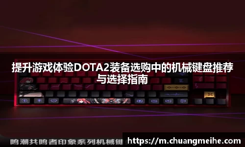 提升游戏体验DOTA2装备选购中的机械键盘推荐与选择指南